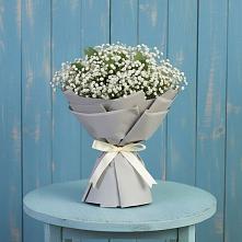 Букет цветов из:  Гипсофила в Аксае Республика Дагестан