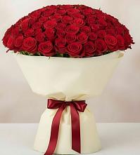 Букет 101 Красная роза Милано в Аксае Республика Дагестан