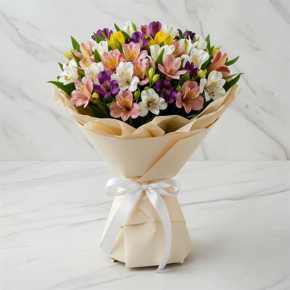 Букет цветов из: Альстромерии в Аксае Республика Дагестан