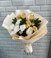 Букет цветов из:  Розы и Хризантемы в Аксае Республика Дагестан