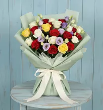 Букет цветов из:  Розы в Аксае Республика Дагестан
