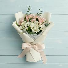 Букет цветов из:  Альстромерии в Аксае Республика Дагестан