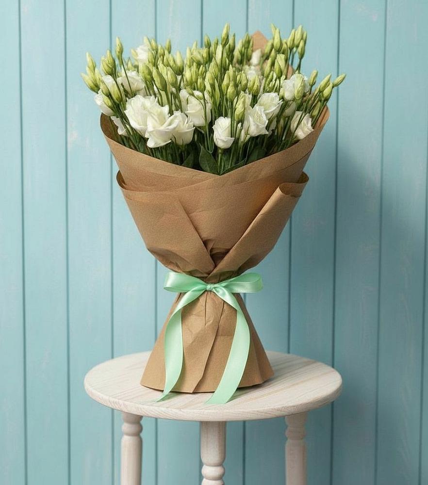 Букет цветов из: Лизиантусы в Аксае Республика Дагестан