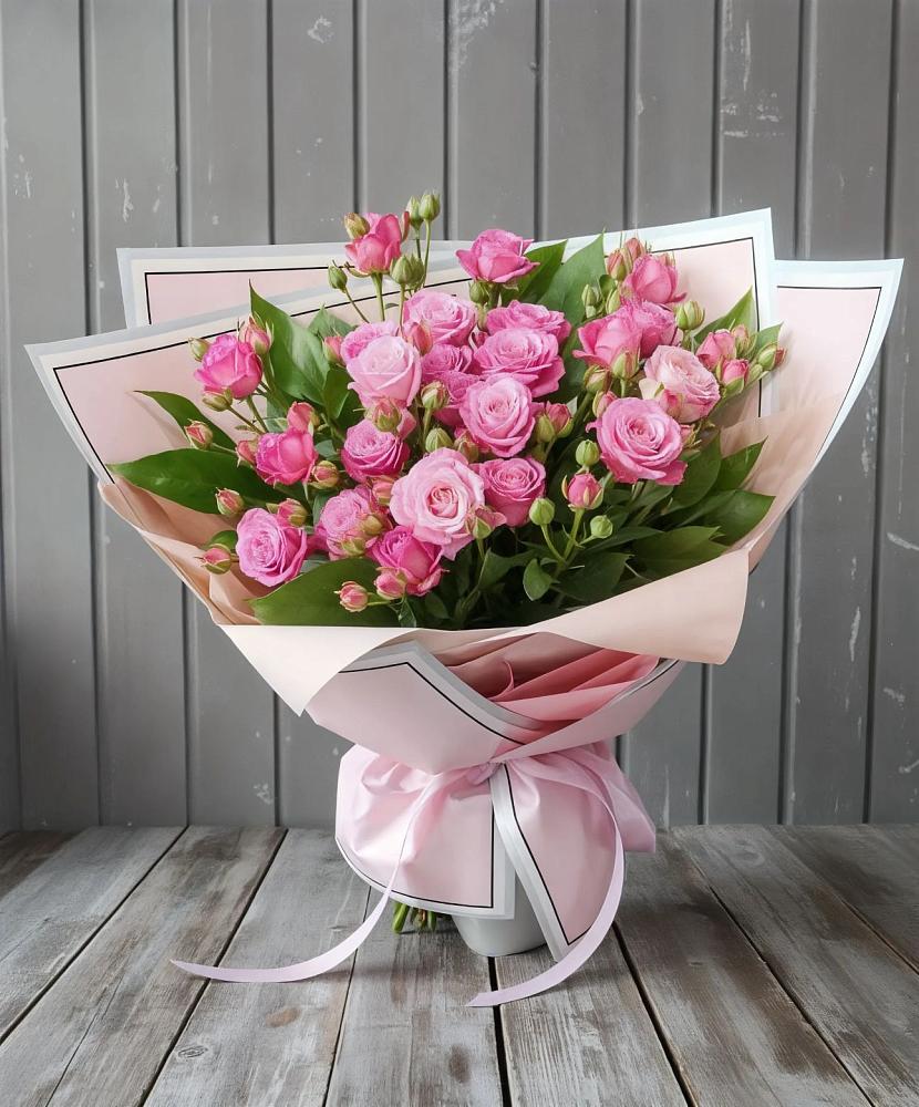 Букет Розовый кустик в Аксае Республика Дагестан