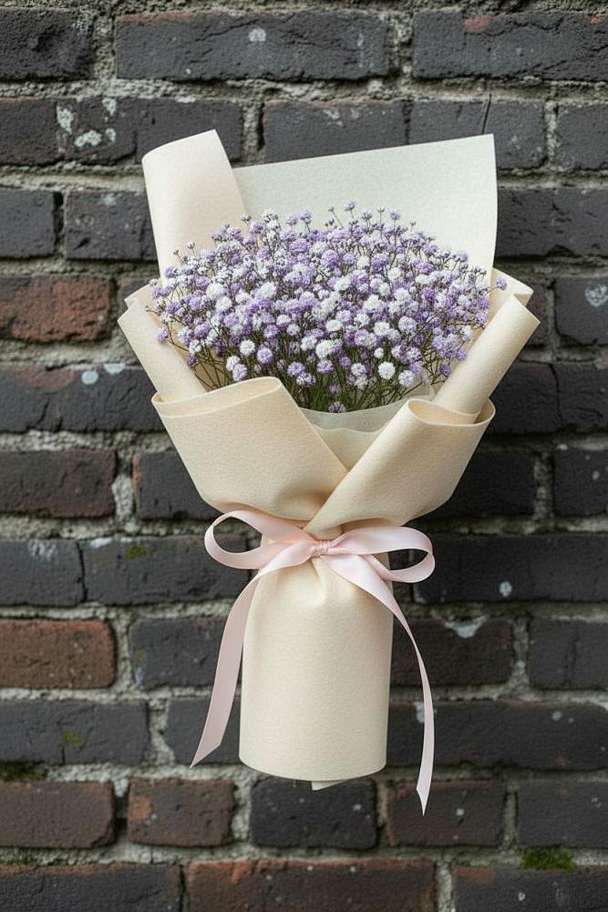 Букет цветов из: Гипсофила в Аксае Республика Дагестан