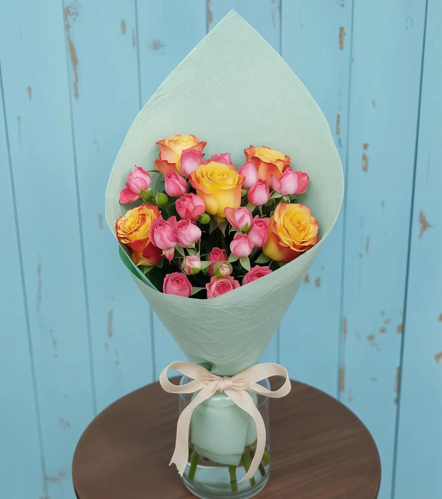 Букет цветов из: Розы в Аксае Республика Дагестан