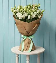 Букет цветов из:  Лизиантусы в Аксае Республика Дагестан