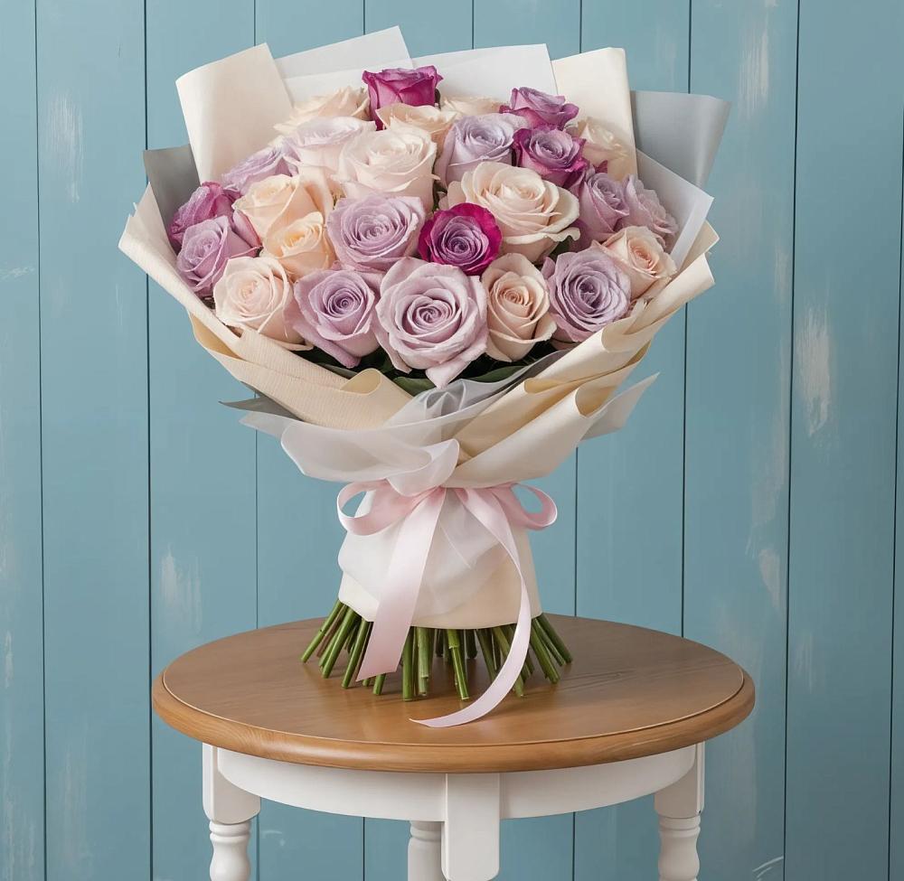 Букет цветов из: Розы в Аксае Республика Дагестан