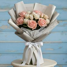 Букет цветов из:  Розы в Аксае Республика Дагестан