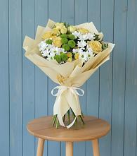 Букет цветов из:  Хризантемы и Розы #REPLACE_PRED# Аксае Республика Дагестан