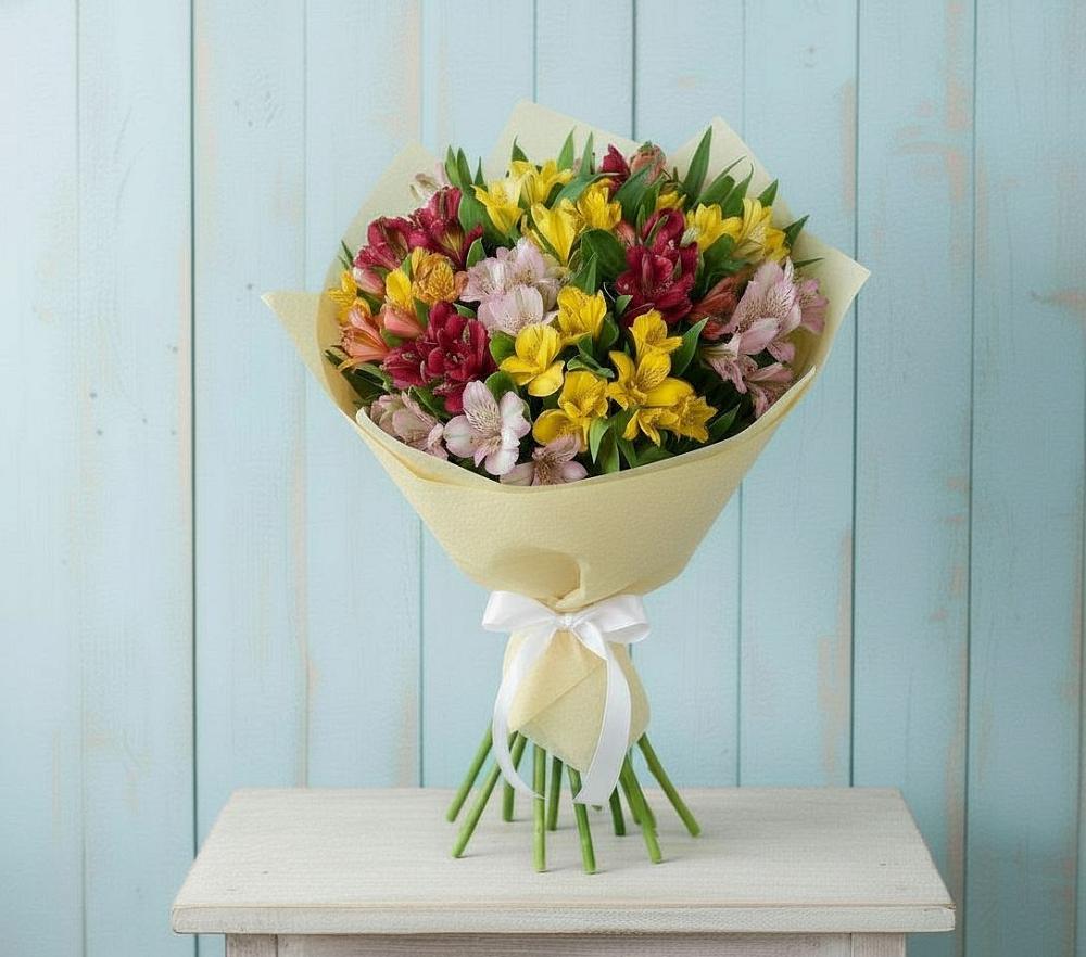 Букет цветов из: Альстромерии в Аксае Республика Дагестан