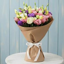 Букет цветов из:  Лизиантусы в Аксае Республика Дагестан