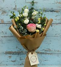 Букет цветов из:  Розы и Лизиантусы #REPLACE_PRED# Аксае Республика Дагестан