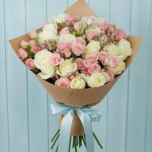 Букет цветов из:  Розы #REPLACE_PRED# Аксае Республика Дагестан